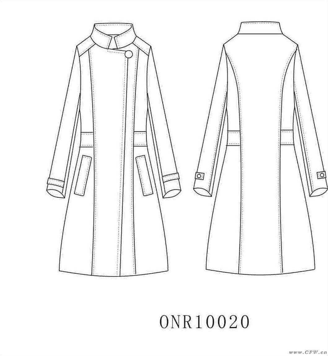 大衣-女裝設計-服裝設計